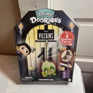 Disney Doorables Villains Rivaling Royals Collection Peek w/ 8 Exclusive Figures